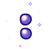 Sticker 🔠 violet @cute_enot_art