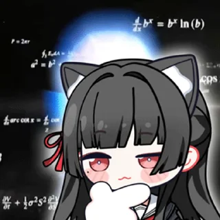 Video sticker 🤔 神秘剪刀女