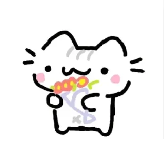 Telegram sticker 💐 ⌗ 𓈒 ⊹kitten named Sonulik✦° 🫂
