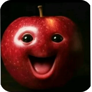 Telegram sticker 😁 applecute