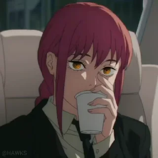 Video sticker 🪱 chainsaw man @Hawks