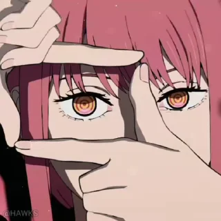 Video sticker 🪱 chainsaw man @Hawks