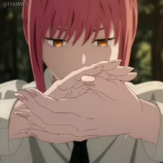 Video sticker 🪱 chainsaw man @Hawks