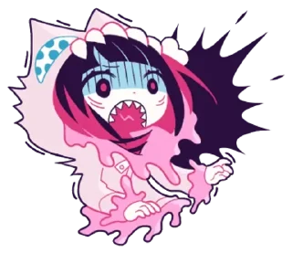 Video sticker 👾 ☆ berta delica ⌒(>。<) @kiokome