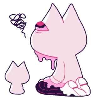 Sticker 👾 ☆ berta delica ⌒(>。<) @kiokome