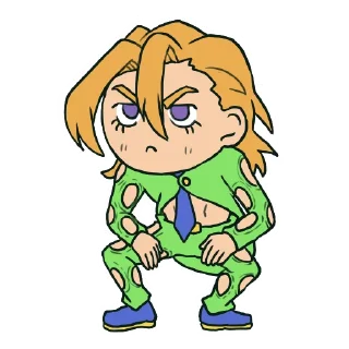 Telegram sticker 😤 Cute Jojo´s by Gamusaur
