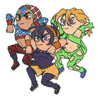 Telegram sticker 😤 Cute Jojo´s by Gamusaur