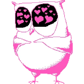 Telegram sticker 🥺 owls by @my_unrefined