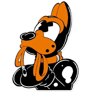 Video sticker 🐶 SpacepupsilverOrangeDog