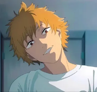 Sticker 😊 anime denji