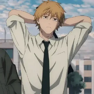 Telegram sticker 😊 anime denji