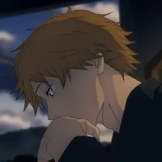 Telegram sticker 😊 anime denji