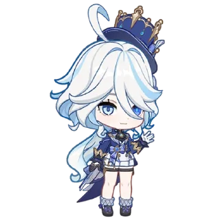 Telegram sticker 📖 ✷ furina ;;