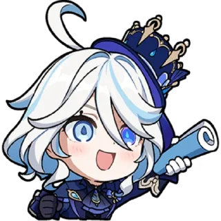 Telegram sticker 📖 ✷ furina ;;