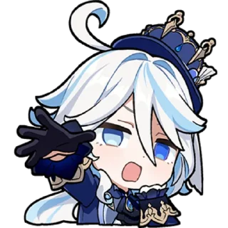 Telegram sticker 👄 ✷ furina ;;