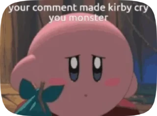 Video sticker 😭 Kirbymeme @MoiStikiBot