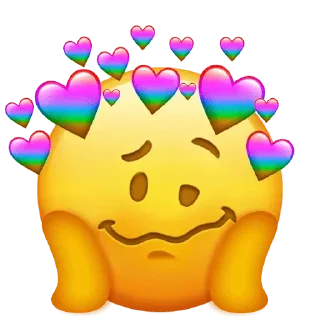 Telegram sticker 🥰 Crazy love @StickersPackRobot