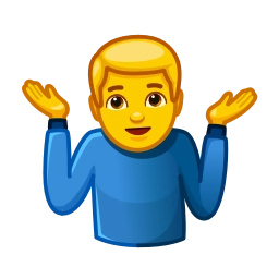 Telegram sticker 🤷‍♂️ ⬜⬜debug stickers⬜⬜⬜⬜