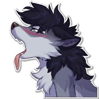 Telegram sticker ❤️ Lewdy Hio