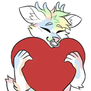 Telegram sticker ❤️ Vert by @Vertigoism