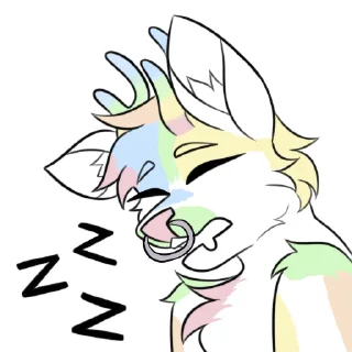 Telegram sticker 💤 Vert by @Vertigoism