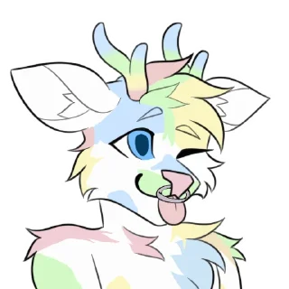 Telegram sticker 😜 Vert by @Vertigoism