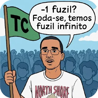 Telegram sticker 🫥 Zona de Conflito cópia não BB