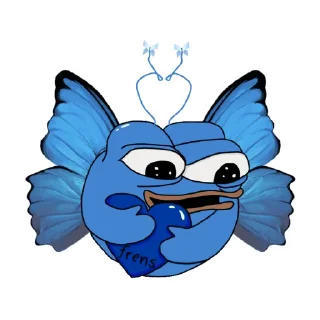 Telegram sticker ❤️ Morpho Sticker | @bairorb