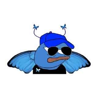 Telegram sticker 😎 Morpho Sticker | @bairorb
