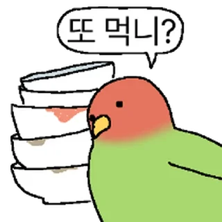 Video sticker ⭐ 잔소리무새 @moe_sticker_bot