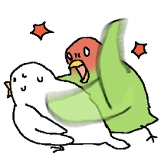 Telegram sticker ⭐ 잔소리무새 @moe_sticker_bot