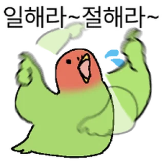 Telegram sticker ⭐ 잔소리무새 @moe_sticker_bot