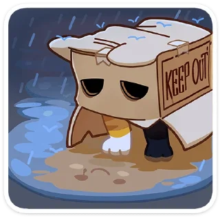 Telegram sticker ☹️ Ребус :: @stickroom