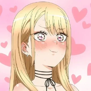 Telegram sticker 😍 - ᗷY @ahMshY 𓉮 . Marin Kitagawa