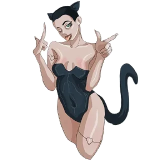 Telegram sticker 😜 Набор стикеров от @Ctikerubot