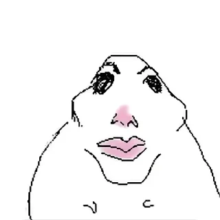 Sticker 👄 Хомяк