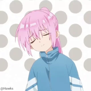 Телеграм стикер 😐 🎥 Micchon Shikimori (@TodorokiShouto)