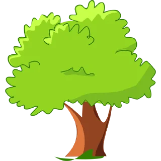Telegram sticker 🌳 Trees @PunjabiSticker