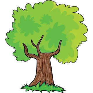Telegram sticker 🌳 Trees @PunjabiSticker