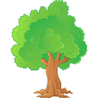 Telegram sticker 🌳 Trees @PunjabiSticker