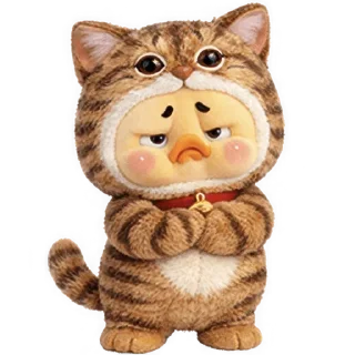 Telegram sticker 😏 Утёнок-котёнок @Nyasticks