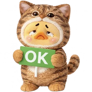 Video sticker 👌 Утёнок-котёнок @Nyasticks