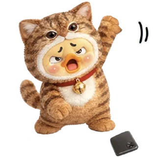 Video sticker 😡 Утёнок-котёнок @Nyasticks