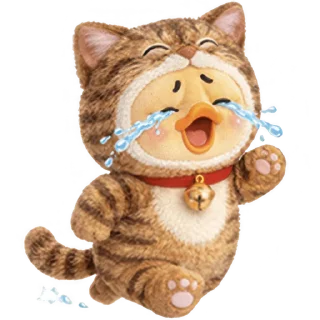 Video sticker 😭 Утёнок-котёнок @Nyasticks
