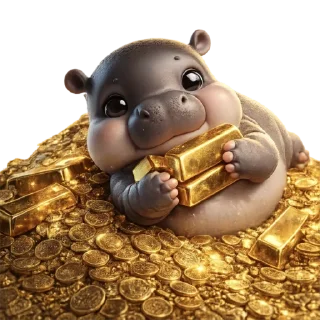 Telegram sticker 🤑 Бегемотик 5 @Nyasticks