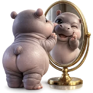 Telegram sticker ✨ Бегемотик 5 @Nyasticks