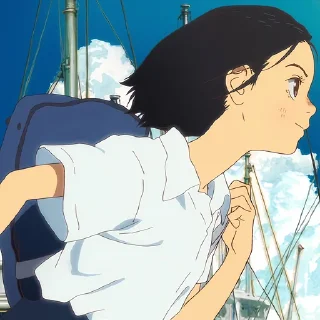 Video sticker 🐳 Children of the Sea \\ @Anime_Sticker_noob