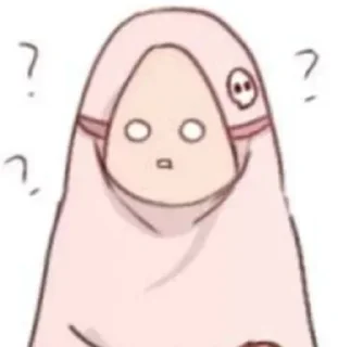 Telegram sticker ❓ - ᗷY @ahMshY 𓉮 . Wee!!
