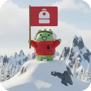 Телеграм стикер ⛰ frogman BP3