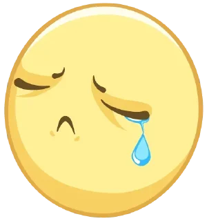 Telegram sticker 😢 смайлы вк